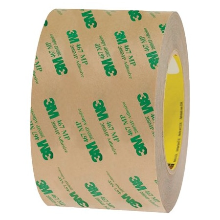 3M 3'' x 60 yds. 3M 467MP Adhesive Transfer Tape Hand Rolls, 12PK BUY00022863